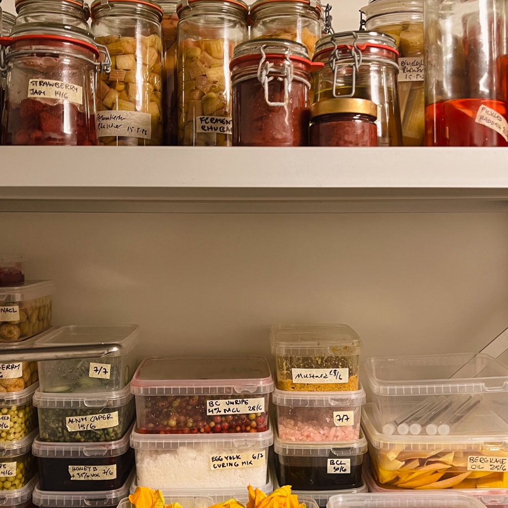 Einmachgläser Ernte